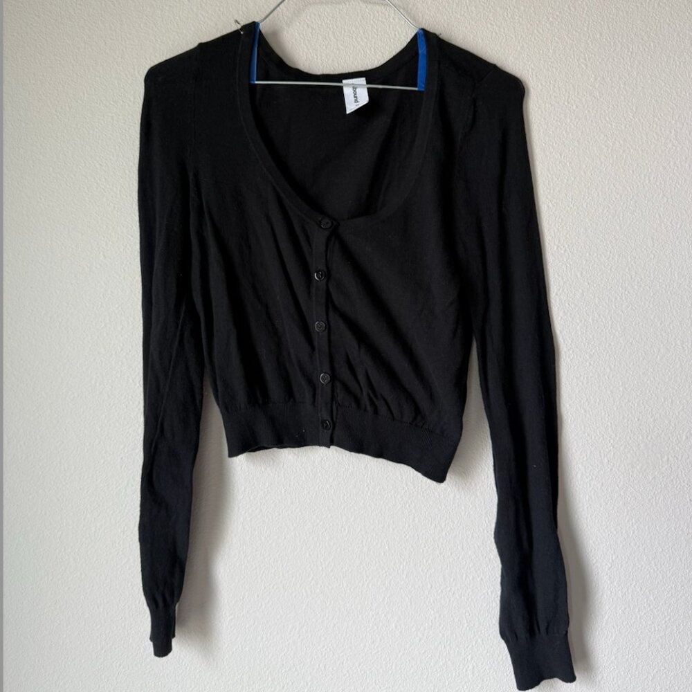 Black Abound Button Up Cardigan - Size XS